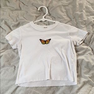 brandy melville butterfly tshirt🦋
